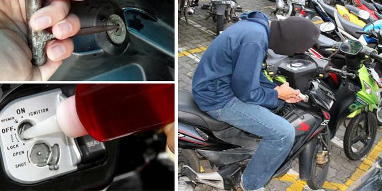 Tips Anti Maling! Cara Amankan Motor dari Incaran Pencuri