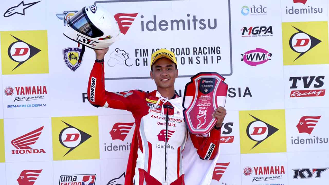 Pebalap Astra Honda Racing Team Berjaya di ARRC Mandalika 2024