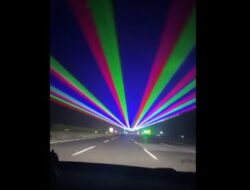 Lampu Laser Anti Ngantuk di Tol China Menuai Kontroversi