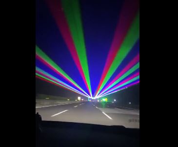 Lampu Laser Anti Ngantuk di Tol China Menuai Kontroversi