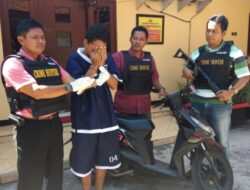 Tiga Remaja Pesilat di Surabaya Curi Motor Pengendara yang Bannya Bocor