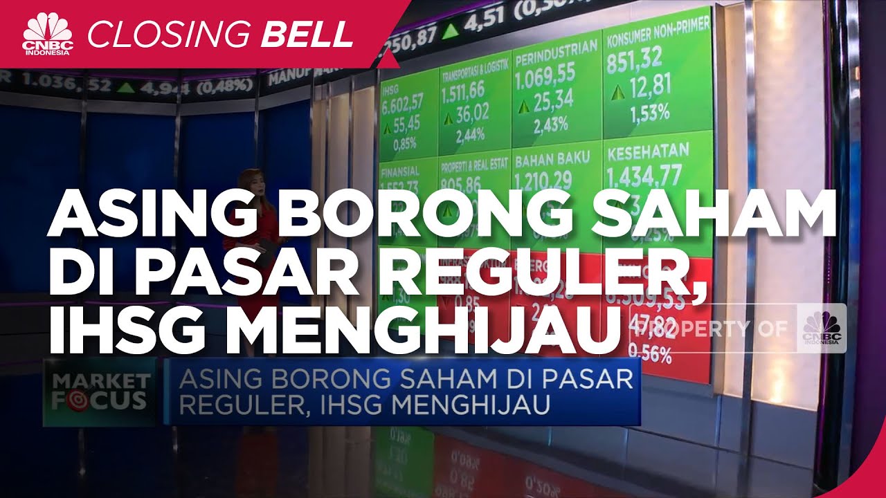 IHSG Menghijau, Ditopang Kenaikan 332 Saham