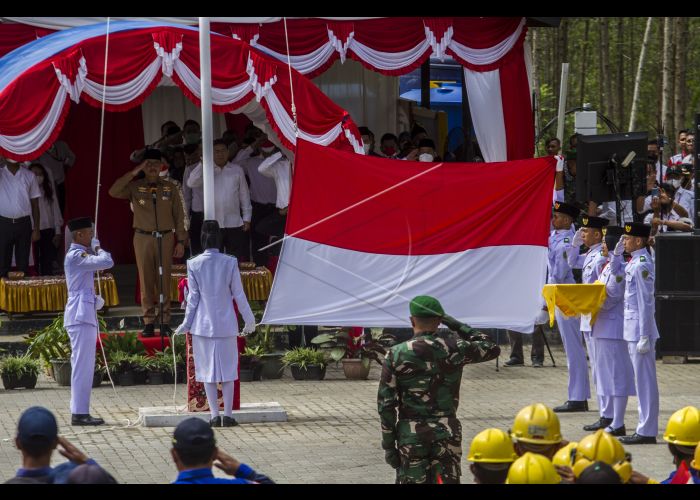 Persiapan Upacara HUT RI di IKN: Glamping Mewah dan Bus Tamu Negara Siap